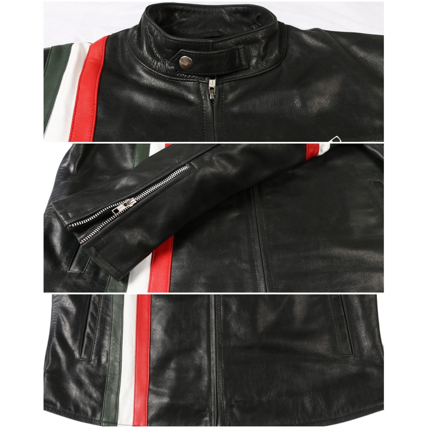 Laverapelle Mens Black Genuine Lambskin Leather Jacket 1801029 