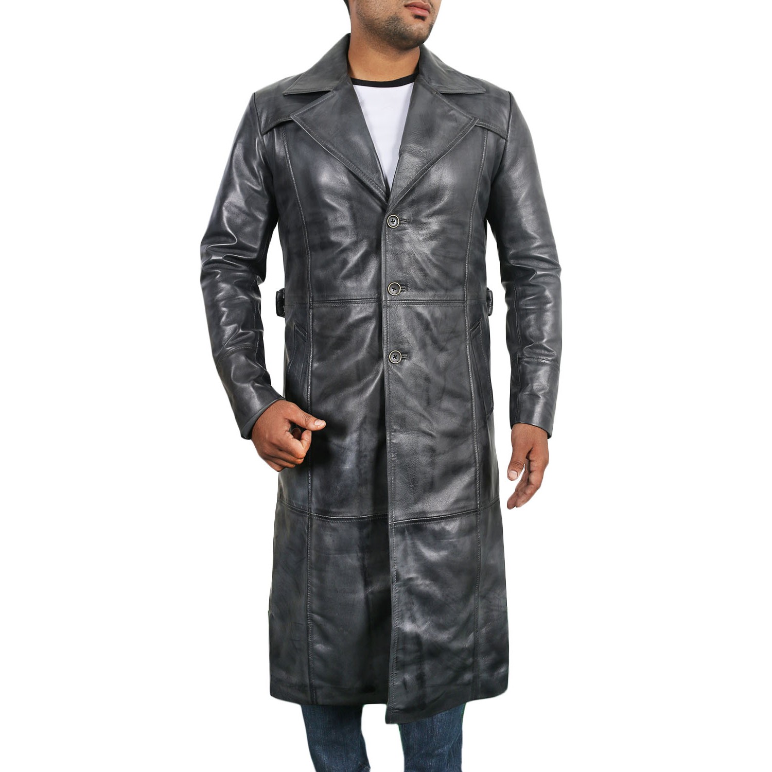 1501037 Black, Aviator Jacket Laverapelle Mens Genuine Cowhide Leather Jacket 