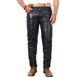 Laverapelle Men's Genuine Lambskin Leather Pant () - 1804001
