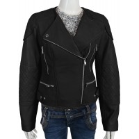 Laverapelle Women's Genuine Lambskin Leather Jacket (Double Rider Jacket) - 1821001