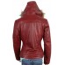 Laverapelle Women's Genuine Lambskin Leather Jacket (Hooded) - 1821008