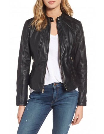 Laverapelle Women's Genuine Lambskin Leather Jacket (Racer Jacket) - 1821018