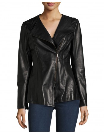 Laverapelle Women's Genuine Lambskin Leather Jacket (Double Rider Jacket) - 1821027