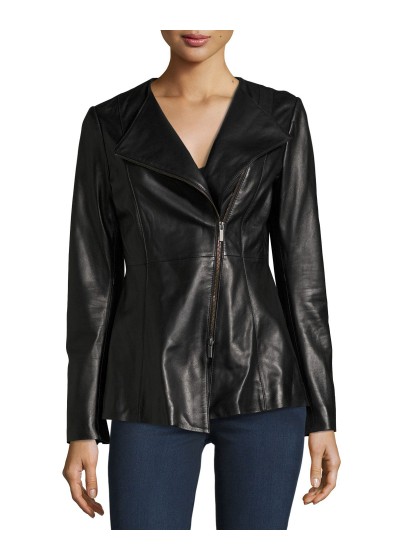 Laverapelle Women's Genuine Lambskin Leather Jacket (Double Rider Jacket) - 1821027