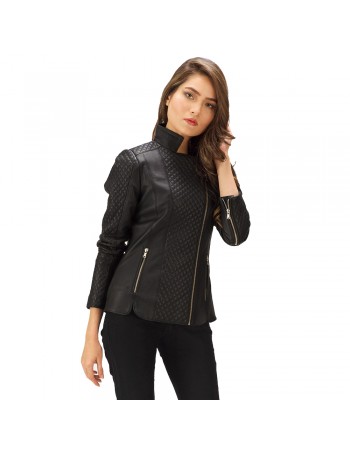 Laverapelle Women's Genuine Lambskin Leather Jacket (fencing Jacket) - 1821029