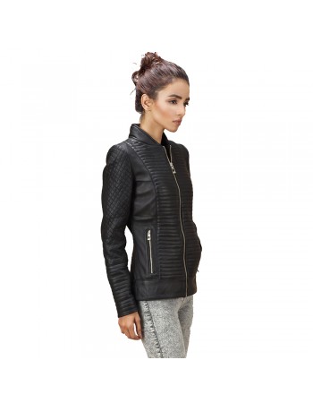 Laverapelle Women's Genuine Lambskin Leather Jacket (fencing Jacket) - 1821031