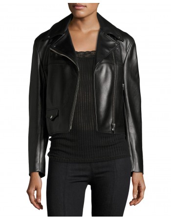 Laverapelle Women's Genuine Lambskin Leather Jacket (Double Rider Jacket) - 1821032