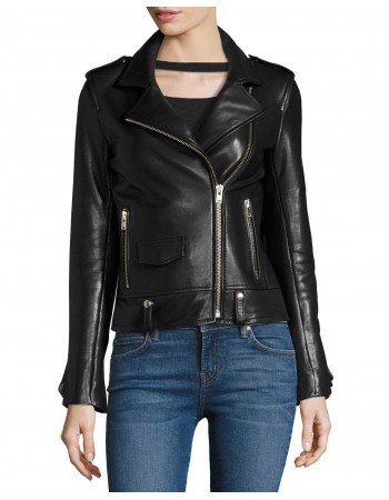 Laverapelle Women's Genuine Lambskin Leather Jacket (Double Rider Jacket) - 1821034