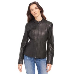 Laverapelle Women's Genuine Lambskin Leather Jacket (Classic Jacket) - 1821035