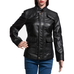 Laverapelle Women's Genuine Lambskin Leather Jacket (fencing Jacket) - 1821038