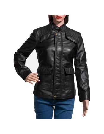 Laverapelle Women's Genuine Lambskin Leather Jacket (fencing Jacket) - 1821038