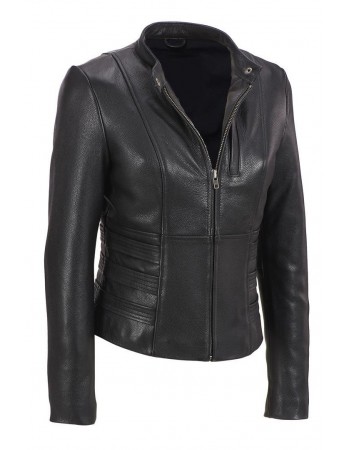 Laverapelle Women's Genuine Cowhide Leather Jacket (Racer Jacket) - 1821040