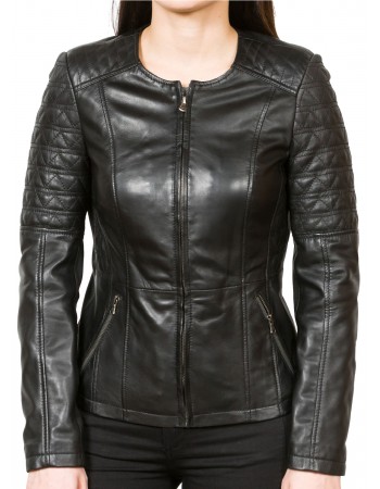 Laverapelle Women's Genuine Lambskin Leather Jacket (fencing Jacket) - 1821043