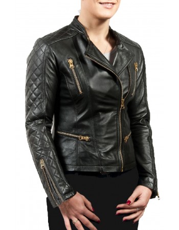 Laverapelle Women's Genuine Lambskin Leather Jacket (fencing Jacket) - 1821054