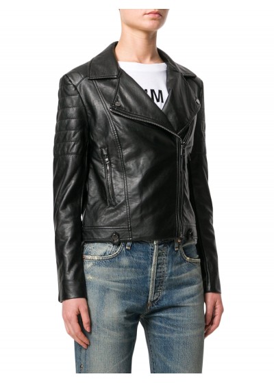 Laverapelle Women's Genuine Lambskin Leather Jacket (Double Rider Jacket) - 1821065