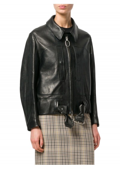 Laverapelle Women's Genuine Cowhide Leather Jacket (Aviator Jacket) - 1821066