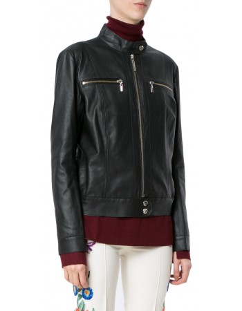 Laverapelle Women's Genuine Lambskin Leather Jacket (Racer Jacket) - 1821072