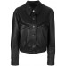 Laverapelle Women's Genuine Lambskin Leather Jacket (Aviator Jacket) - 1821076