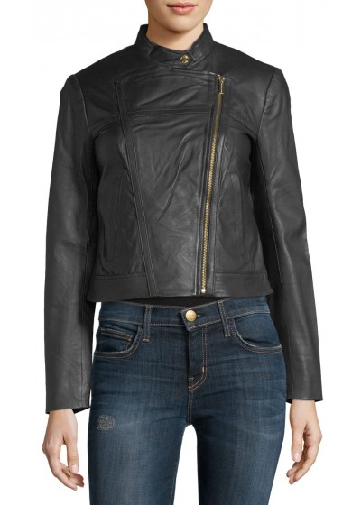 Laverapelle Women's Genuine Lambskin Leather Jacket (Rocker Jacket) - 1821078