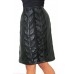 Laverapelle Women's Genuine Lambskin Leather Skirt () - 1825001