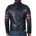 Laverapelle Men's Genuine Lambskin Leather Jacket (Patchwork) - 1901535