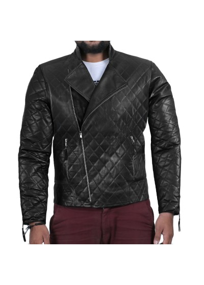 Black, Officer Jacket Laverapelle Mens Genuine Lambskin Leather Jacket 1501836 