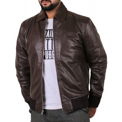 Laverapelle Men's Genuine Lambskin Leather Jacket (Bomber Jacket) - 2001002