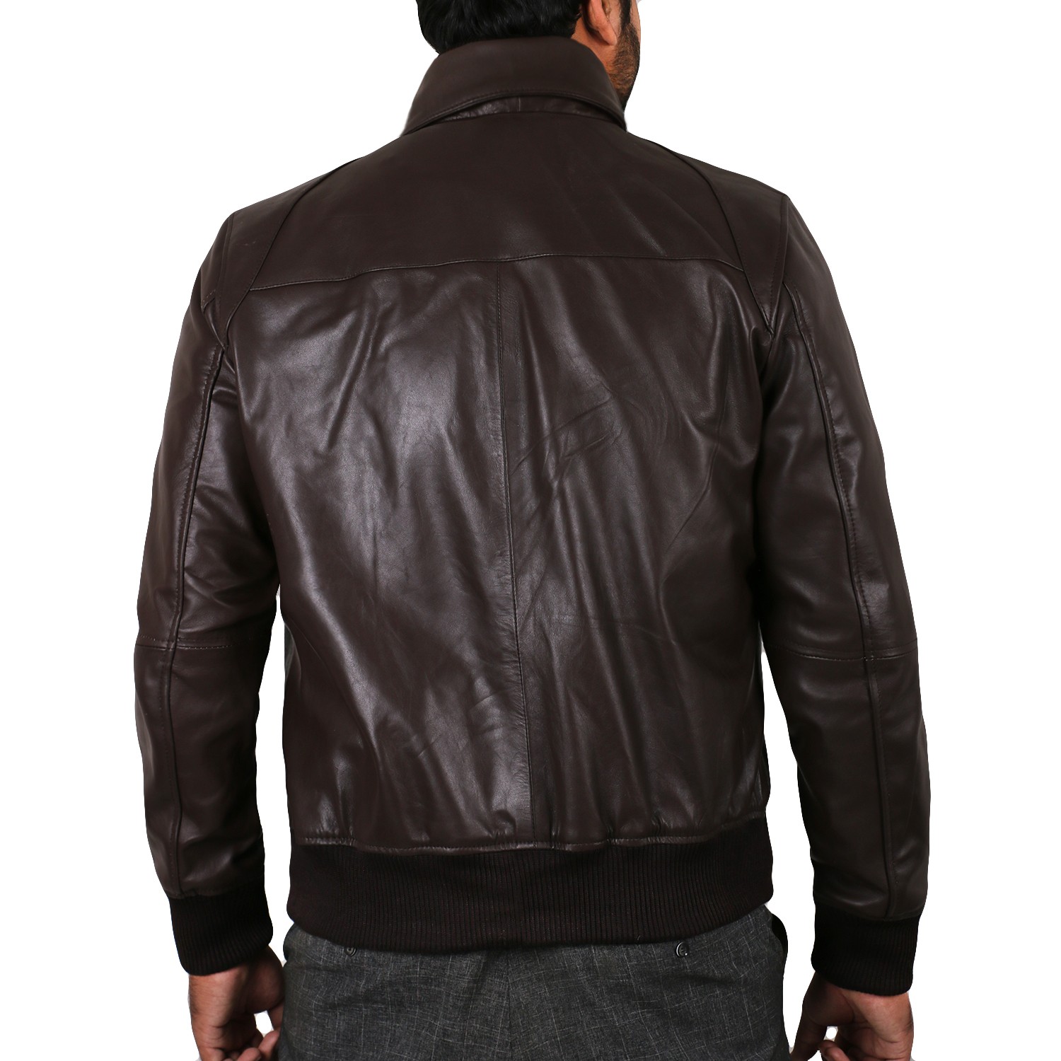 1501356 Laverapelle Mens Genuine Lambskin Leather Jacket Black, Fencing Jacket 