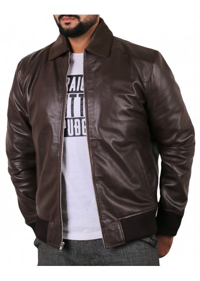 Laverapelle Men's Genuine Lambskin Leather Jacket (Bomber Jacket) - 2001002