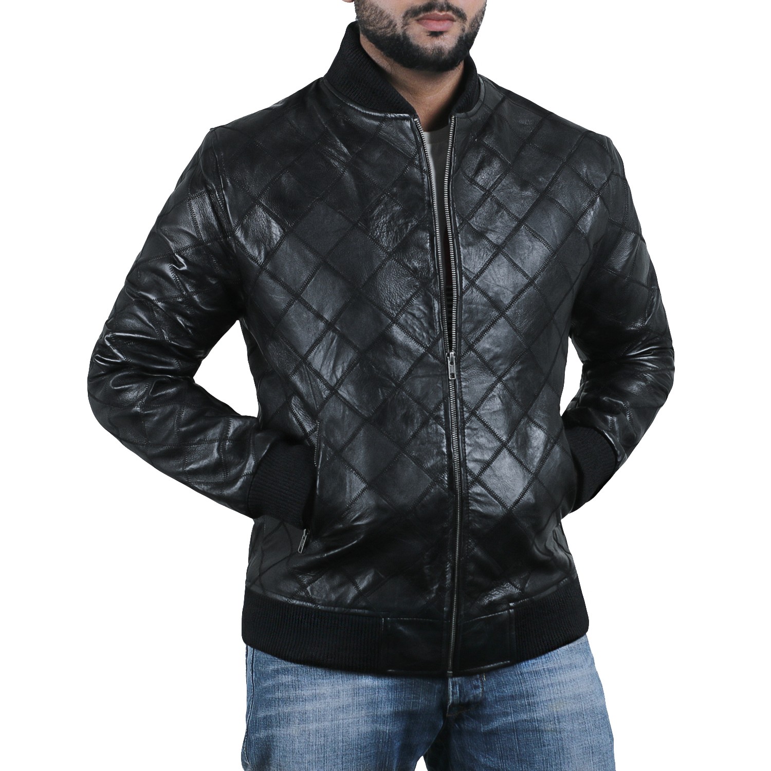 Black, Double Rider Jacket 1801030 Laverapelle Mens Genuine Lambskin Leather Jacket
