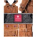 Laverapelle Women's Genuine Cow suede Leather Coat (Black, Trench Coat) - 2122001