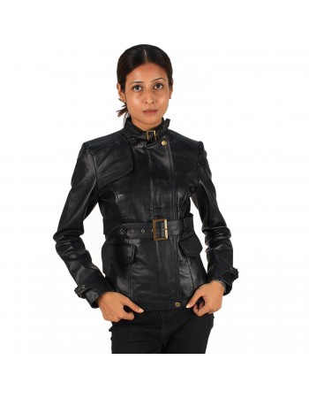Laverapelle Women's Genuine Lambskin Belted Stylish Leather Jacket Laverapelle Women's Genuine Lambskin Belted Stylish Leather Jacket