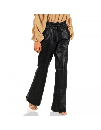 Classic Flare Leather Pants