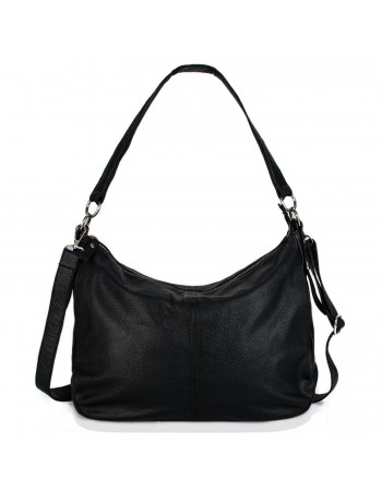 Laverapelle Women's Tansy Genuine Leather Crossbody Hobo style Handbag - 2428010