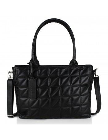 Laverapelle Women's Freesia Genuine Leather Crossbody Padded style Shoulder Handbag - 2428011