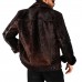 Laverapelle Men’s Maverick Cowhide Brown Fur Leather Jacket (Blazer Jacket) - 2501001