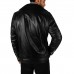 Laverapelle Men’s Biker Style Shearling Lambskin Leather Jacket (Black, Double Rider Jacket) - 2501005