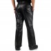 Laverapelle Men's Genuine Lambskin Leather Pants (Black, Leather Jeans) - 2504002