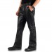 Laverapelle Men's Genuine Lambskin Leather Pants (Black, Leather Jeans) - 2504002