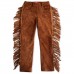 Laverapelle Men’s Cowboy Fringe Leather Pants - 2504005