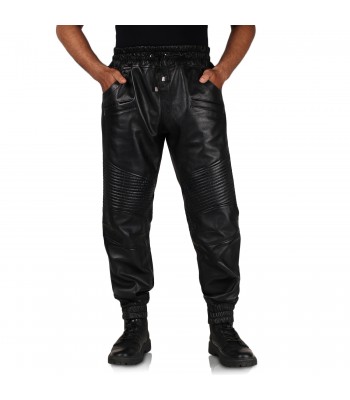 Laverapelle Men’s Quilted Leather Jogger Pants - 2504006