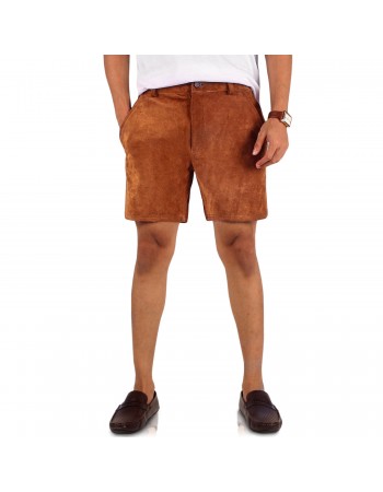 Laverapelle Men's Genuine Lambskin Leather Shorts (Black, Casual Shorts) - 2505001