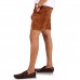 Laverapelle Men's Genuine Lambskin Leather Shorts (Black, Casual Shorts) - 2505001