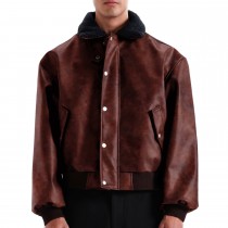 Laverapelle Men's Genuine Lambskin Leather Jacket (Black, Bomber Jacket) - 2601001