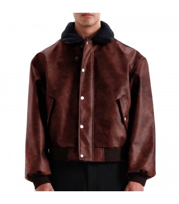 Laverapelle Men's Genuine Lambskin Leather Jacket (Black, Bomber Jacket) - 2601001