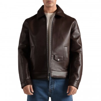 Laverapelle Men's Genuine Lambskin Leather Jacket (Black, Biker Jacket) - 2601002