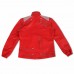 Laverapelle MJ "Beat It" Style Red Leather Jacket - Retro 80s Costume for Men | Cosplay Musical Icon Outfit