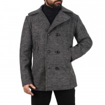 Laverapelle Men’s Merino Wool Melton Peacoat - 2602001