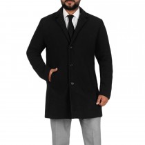 Laverapelle Men’s Merino Wool Melton Over Coat - 2602002