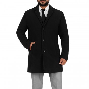 Laverapelle Men’s Merino Wool Melton Over Coat - 2602002
